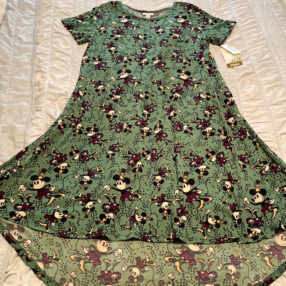 NWT Disney Edition Mickey Mouse graphics Design Carly Dress by LuLaRoe